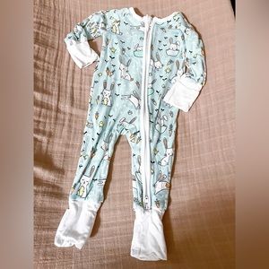 Little sleepies Easter bunny zippy pajamas